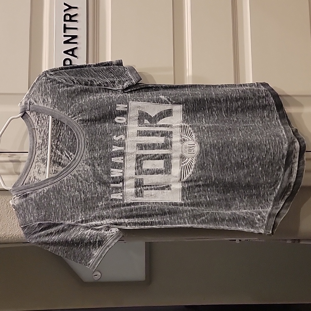 Women's Small Sheer Band Tshirt